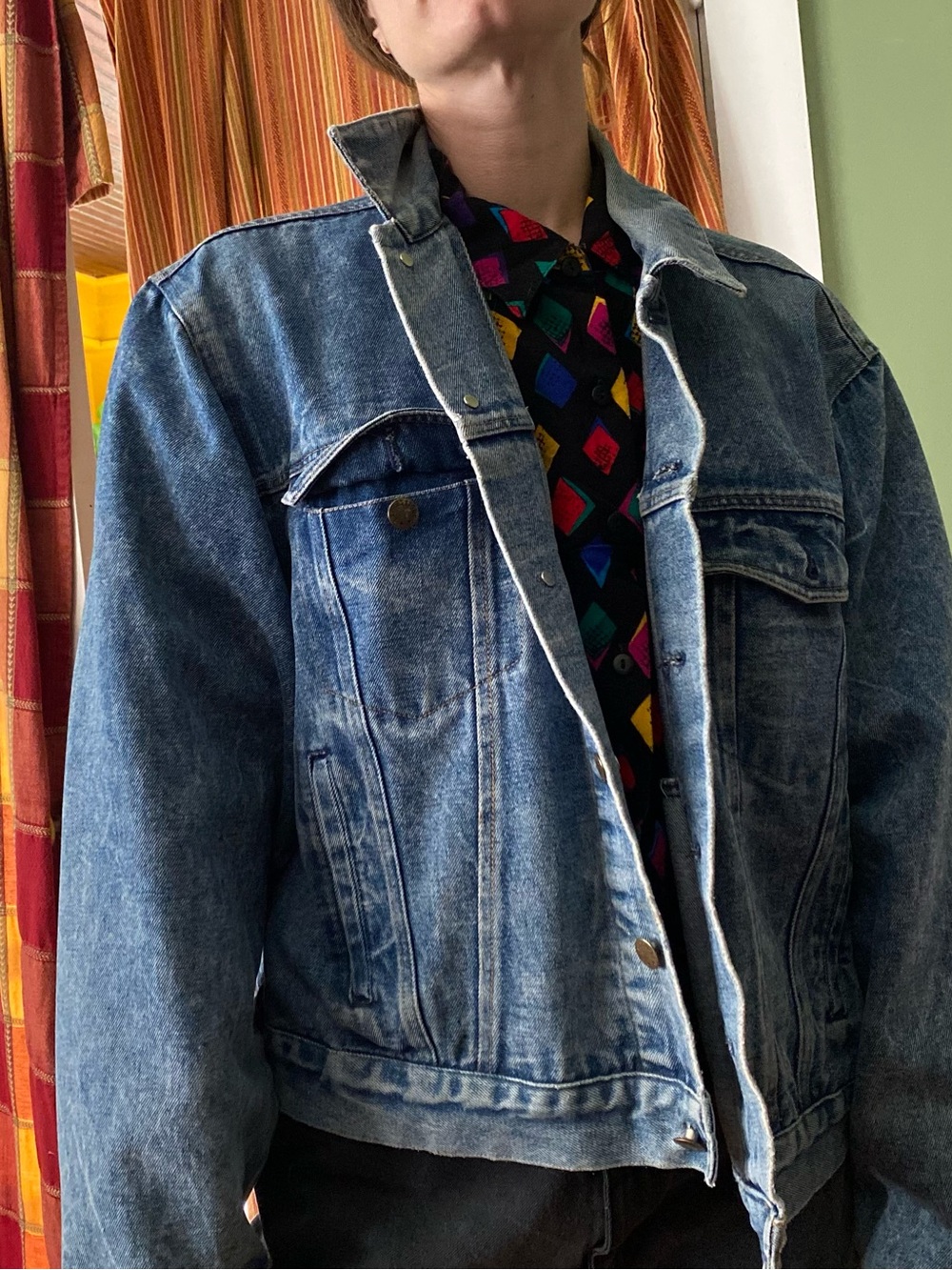 Vintage denim jean jacket